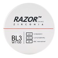 Диск циркониевый Razor 1100, размер 98х16мм, оттенок BL3, однослойный