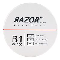 Диск циркониевый Razor 1100, размер 95х16мм, оттенок B1, однослойный