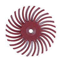 Диски спиральные полировочные полимерные Sheshan Brush CX2209-25MM, коричневые, диаметр 25 мм,10 шт.