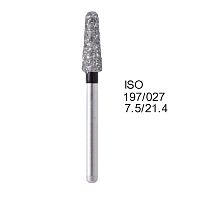 Бор алмазный MANI TR-258SC по ISO 197, конус ,027 х 7.5 х 21.4 мм, зернистость SC, 5 штук
