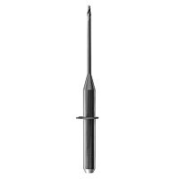 Фреза для обработки PMMA/PEEK/WAX совместима с VHF 40, размер: 1,0 х 3,0мм, цилиндр с округленным концом с 2 насечками, без покрытия.
