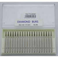 Бор алмазный Lixin Diamond, форма конус усечённый, размер 2.3мм, 20шт.