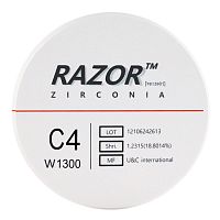 Диск циркониевый Razor 1300, размер 98х16мм, оттенок C4, однослойный