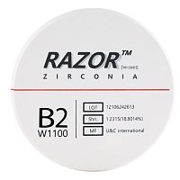 Диск циркониевый Razor 1100, размер 98х16мм, оттенок B2, однослойный