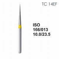 Бор алмазный MANI TC-14EF по ISO 166, конус ,013 х 10.0 х 23.5 мм, зернистость EF, 5 штук