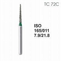 Бор алмазный MANI TC-72C по ISO 165, конус ,011 х 7.9 х 21.8 мм, зернистость C, 5 штук