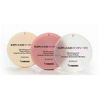 Диск из поликарбоната KZR-CAD Denture PC, оттенок Clear, размеры 98,5х30мм. YAMAKIN (Япония)
