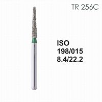 Бор алмазный MANI TR-256C по ISO 198, конус ,015 х 8.4 х 22.2 мм, зернистость C, 5 штук