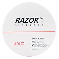 Диск циркониевый Razor 1100, размер 98х18мм, оттенок D2, однослойный