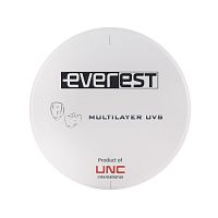Диск циркониевый Everest Multilayer UVS, размер 98х12 мм, цвет B3, многослойный, для ускоренной синтеризации за 40 минут