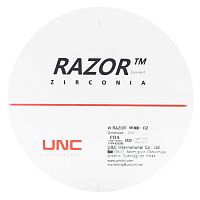 Диск циркониевый Razor 800, размер 95х10мм, оттенок D2, однослойный