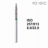 Бор алмазный MANI FO-101C по ISO 257, почка ,013 х 8.0 х 22.0 мм, зернистость C, 5 штук