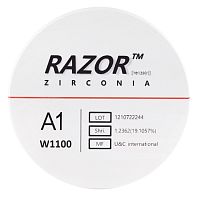 Диск циркониевый Razor 1100, размер 95х25мм, оттенок A1, однослойный