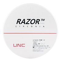 Диск циркониевый Razor 800, размер 95х18мм, оттенок D4, однослойный