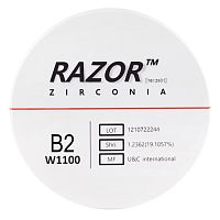 Диск циркониевый Razor 1100, размер 98х25мм, оттенок B2, однослойный