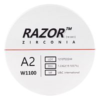 Диск циркониевый Razor 1100, размер 95х25мм, оттенок A2, однослойный