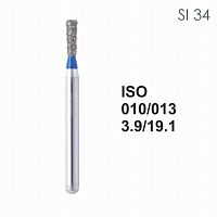 Бор алмазный MANI SI-34 по ISO 010, об.конус ,013 х 3.9 х 19.1 мм, зернистость S, 5 штук