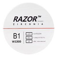 Диск циркониевый Razor 1300, размер 98х25мм, оттенок B1, однослойный