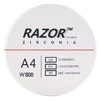 Диск циркониевый Razor 800, размер 95х16мм, оттенок A4, однослойный