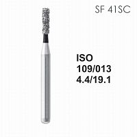 Бор алмазный MANI SF-41SC по ISO 109, цилиндр ,013 х 4.4 х 19.1 мм, зернистость SC, 5 штук