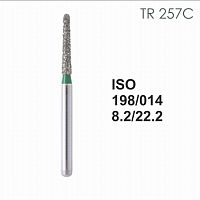 Бор алмазный MANI TR-257C по ISO 198, конус ,014 х 8.2 х 22.2 мм, зернистость C, 5 штук