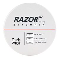 Диск циркониевый Razor 800, размер 98х20мм, оттенок Dark, однослойный