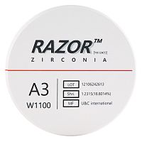 Диск циркониевый Razor 1100, размер 98х16мм, оттенок A3, однослойный