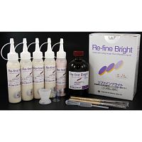 Пластмасса Re-Fine Bright самотвердеющая (3 минуты), цвет A3.5, набор 5 х 50 г + 260 мл.