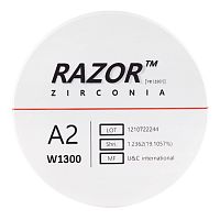 Диск циркониевый Razor 1300, размер 95х25мм, оттенок A2, однослойный