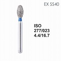 Бор алмазный MANI EX-SS40 по ISO 277, яйцо ,023 х 4.4 х 16.7 мм, зернистость S, 5 штук