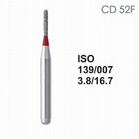 Бор алмазный MANI CD-52F по ISO 139, шар, 007 х 3.8 х 16.7 мм, зернистость F, 5 штук