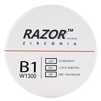 Диск циркониевый Razor 1300, размер 98х16мм, оттенок B1, однослойный