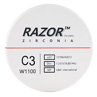 Диск циркониевый Razor 1100, размер 98х16мм, оттенок C3, однослойный