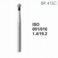 Бор алмазный MANI BR-41SC по ISO 001, шар, 016 х 1.4 х 19.2 мм, зернистость SC, 5 штук