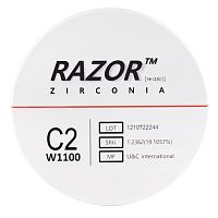 Диск циркониевый Razor 1100, размер 98х25мм, оттенок C2, однослойный
