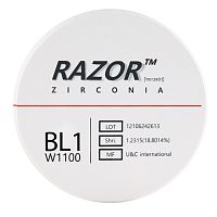 Диск циркониевый Razor 1100, размер 98х16мм, оттенок BL1, однослойный