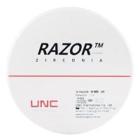 Диск циркониевый Razor 800, размер 98х20мм, оттенок A1, однослойный