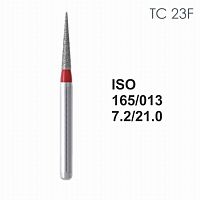 Бор алмазный MANI TC-23F по ISO 165, конус ,013 х 7.2 х 21.0 мм, зернистость F, 5 штук