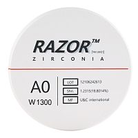 Диск циркониевый Razor 1300, размер 95х16мм, оттенок A0, однослойный