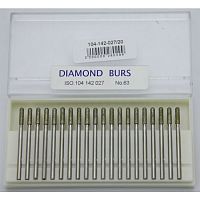 Бор алмазный Lixin Diamond, форма цилиндр с закруглённым торцом, размер 2.7мм, 20шт.