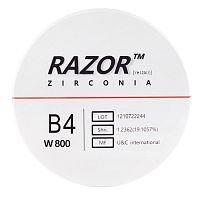 Диск циркониевый Razor 800, размер 95х25мм, оттенок B4, однослойный