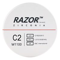 Диск циркониевый Razor 1100, размер 98х16мм, оттенок C2, однослойный
