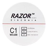Диск циркониевый Razor 1100, размер 98х25мм, оттенок C1, однослойный