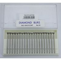 Бор алмазный Lixin Diamond 104-013, форма обратный конус, 20 шт.