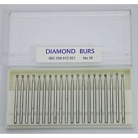 Бор алмазный Lixin Diamond, форма обратный конус, размер 2.1мм, 20шт.