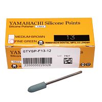 Силиконовый полир Yamahachi №13 для финишной обработки сплавов и пластмасс, зелёный, 12 шт.