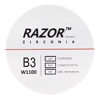 Диск циркониевый Razor 1100, размер 98х25мм, оттенок B3, однослойный