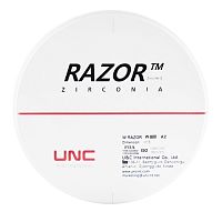 Диск циркониевый Razor 800, размер 95х14мм, оттенок A2, однослойный
