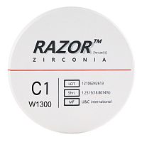 Диск циркониевый Razor 1300, размер 95х16мм, оттенок C1, однослойный