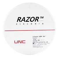 Диск циркониевый Razor 800, размер 98х14мм, оттенок A3.5, однослойный